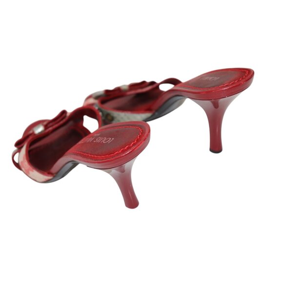 LOUIS VUITTON Takashi Murakami Cherry Blossom Heels 39 - Picture 4 of 8